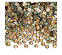 Hotfix Rhinestones 1440Pcs SS6-SS20 Glass Crystal Non Hotfix Rhinestones Flatback Glitter Stones Nail Art Decorations for DIY(Ghost Light,SS12(3.0-3.2mm))