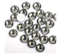 Hotfix Rhinestones Crystal Nail Art Non Hotfix Rhinestones Moon Night Flat Back Rhinestone Glass Strass for for DIY(Black,SS5-1440pcs)