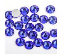 Hotfix Rhinestones Crystal Nail Art Non Hotfix Rhinestones Moon Night Flat Back Rhinestone Glass Strass for for DIY(Sapphire,SS12-1440pcs)