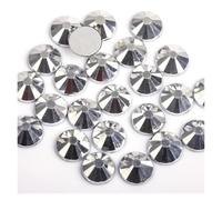 Hotfix Rhinestones Crystal Nail Art Non Hotfix Rhinestones Moon Night Flat Back Rhinestone Glass Strass for for DIY(Silver Hematite,SS16-1440pcs)