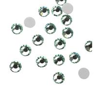 Hotfix Rhinestones Fixation Crystal Cristales Flatback Back Non Hotfix Rhinestones for Bags Garment DIY Nail Art(112 Chrysolite,3mm SS10 1440pcs)