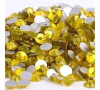 Hotfix Rhinestones Glass 3D Nail Art Rhinestones Crystal Non HotFix Decorations for DIY Manicure(Citirine,SS8 1440pcs)
