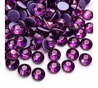 Hotfix Rhinestones Glass Iron On Crystals Flat Back Gems for Fabric, Clothing, Wedding Decoration & Dance Costume - Amethyst - SS16 (4mm) - 1000 Pieces