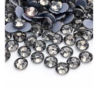 Hotfix Rhinestones Glass Iron On Crystals Flat Back Gems for Fabric, Clothing, Wedding Decoration & Dance Costume - Transparent Grey - SS10 (2.8mm) - 1000 Pieces