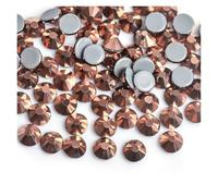 Hotfix Rhinestones Green Volcano Color Iron On Rhinestones/Hot fix Crystal Rhinestones Strass Sewing & Fabric Garment Stones(Rose Gold,Ss20 1440pcs)