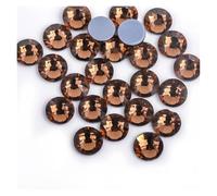 Hotfix Rhinestones Hot Fix Rhinestones Flatback Crystal Hotfix Rhinestone Glitter Iron on Garment Decorative Rhinestones(Smoked Topaz,SS30-288pcs)