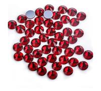 Hotfix Rhinestones Hot Fix Rhinestones Flatback Crystal Hotfix Rhinestone Glitter Iron on Garment Decorative Rhinestones(Dark Siam,SS8-1440pcs)