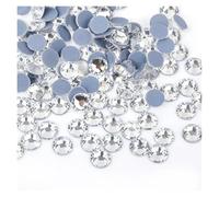 Hotfix Rhinestones Hot Fix Rhinestones Flatback Crystal Hotfix Rhinestone Glitter Iron on Garment Decorative Rhinestones(Crystal,SS6-1440pcs)