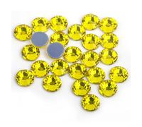 Hotfix Rhinestones Iron On Rhinestones Hot Fix Crystal Strass Nail Art Sewing Fabric Decoretion(Citrine,Ss10 1440pcs)