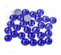 Hotfix Rhinestones Iron On Rhinestones Hot Fix Crystal Strass Nail Art Sewing Fabric Decoretion for DIY(Sapphire,Ss30 288pcs)