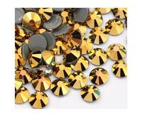 Hotfix Rhinestones Multi-Color Crystal Glitter Rhinestone Flatback Hot fix Rhinestones for Nail Art Sewing & Fabric Decoretion(Aurum,SS6-1440Pcs)
