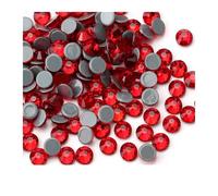 Hotfix Rhinestones Multi-Color Crystal Glitter Rhinestone Flatback Hot fix Rhinestones for Nail Art Sewing & Fabric Decoretion(Light siam,SS10-1440Pcs)