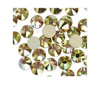 Hotfix Rhinestones Multi Colors Crystal AB Non Hot Fix Rhinestone Flat Back Strass Nail Glitters Garment Stone(Sunshine,SS30 288PCS)