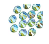 Hotfix Rhinestones Multi Colors Crystal AB Non Hot Fix Rhinestone Flat Back Strass Nail Glitters Garment Stone(Peridot AB,SS12 1440PCS)