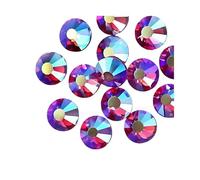 Hotfix Rhinestones Multi Colors Crystal AB Non Hot Fix Rhinestone Flat Back Strass Nail Glitters Garment Stone(Rose AB,SS20 1440PCS)
