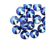 Hotfix Rhinestones Multi Colors Crystal AB Non Hot Fix Rhinestone Flat Back Strass Nail Glitters Garment Stone for DIY Manicure(Dark Blue Metal,Mix Sizes SS3-SS16)