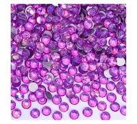 Hotfix Rhinestones Non Hotfix Rhinestones Bling Crystal Opal Series Super Glitter Glass Flatback Crystals for DIY Nail Art Charm Gems(Crystal Purple,SS50-144PCS)