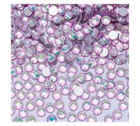 Hotfix Rhinestones Non Hotfix Rhinestones Bling Crystal Opal Series Super Glitter Glass Flatback Crystals for DIY Nail Art Charm Gems(Crystal Light Pink,SS50-144PCS)