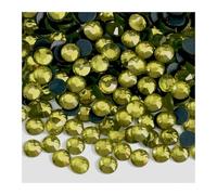 Hotfix Rhinestones SS6-SS30 Crystal Stones HotFix Rhinestone Glitter Strass Iron On for Garment Clothing Dress Decorative Rhinestones(Green,Mixed SS6-30 -20g)