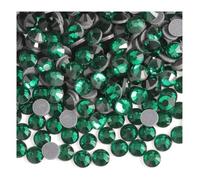Hotfix Rhinestones SS6-SS30 Crystal Stones HotFix Rhinestone Glitter Strass Iron On for Garment Clothing Dress Decorative Rhinestones(Emerald,Mixed SS6-30 -20g)