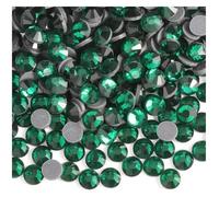 Hotfix Rhinestones SS6-SS30 Crystal Stones HotFix Rhinestone Glitter Strass Iron On for Garment Clothing Dress for DIY(Emerald,Mixed SS6-30 -20g)