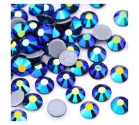 Hotfix Rhinestones SS6-SS30 Multi-Color Crystal AB Hot Fix Rhinestone Super Glitter Strass Iron On Rhinestones for Nail Art Fabric Garment(Jet AB,SS12-1440Pcs)