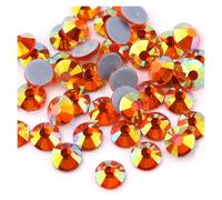 Hotfix Rhinestones SS6-SS30 Multi-Color Crystal AB Hot Fix Rhinestone Super Glitter Strass Iron On Rhinestones for Nail Art Fabric Garment(Sun AB,SS12-1440Pcs)