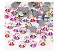 Hotfix Rhinestones SS6-SS30 Multi-Color Crystal AB Hot Fix Rhinestone Super Glitter Strass Iron On Rhinestones for Nail Art Fabric Garment(Crystal AB,SS20-1440Pcs)