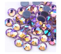 Hotfix Rhinestones SS6-SS30 Multi-Color Crystal AB Hot Fix Rhinestone Super Glitter Strass Iron On Rhinestones for Nail Art Fabric Garment for DIY Manicure(Light Rose AB,SS6-SS30 Mix 1200pcs)