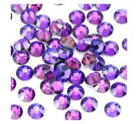 Hotfix Rhinestones SS6-SS30 Multi-Color Crystal AB Hot Fix Rhinestone Super Glitter Strass Iron On Rhinestones for Nail Art Fabric Garment(Purple Velvet,SS6-1440Pcs)