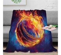 HOTGE Cricket Bedding Blanket Throw 3D Printed Soft Cozy Lightweight Fluffy Plush Gifts for Holiday Bed Couch for Boys Girls All Season Couch Sofa 60x80inch(150x200cm)