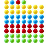 Hotgod 60Pcs Game Replacement Marbles Balls,14mm Acrylic Balls Compatible with Hungry Hungry Hippos(4 Colors)