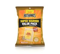 HotHands Body & Hand Super Warmers - Long Lasting Natural Odorless Air Activated Warmers - Up to 18 Hours of Heat - 10 Individual Warmers