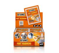 HotHands Foot Warmers - 8 Hours of Heat - Air Activated - Ready to use (Pack of 40), Grey