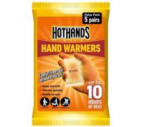 HOTHANDS Hand Warmers - 5 Pairs - 10 hours of heat - Air activated - Ready to use