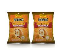 HotHands HH20PRPK16 Hand Warmers - Long Lasting Natural Odorless Air Activated Warmers - Up To 10 Hours Of Heat - 20 Pair Value Pack