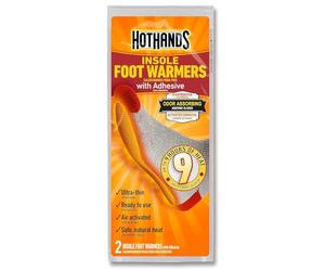 HotHands Insole Foot Warmers With Adhesive - Long Lasting Safe Natural Odorless Air Activated Warmers - Up to 9 Hours of Heat