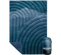 hotkoko Camping Blanket,Lightweight Puffy Printed Camp Blankets Packable Outdoor for Traveling, Stadium, Hiking, Picnics
