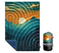 hotkoko Camping Blanket,Lightweight Puffy Printed Camping Blanket Packable Outdoor Blanket for Camping,Traveling, Stadium, Hiking, Picnics