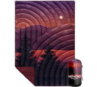hotkoko MINI Camping Blanket,Lightweight Puffy Printed Camping Blanket Packable Outdoor Blanket for Camping,Traveling, Stadium, Hiking, Picnics