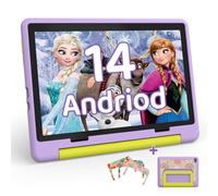 HotLight Kids Tablet 10 inch Android 14 Octa-Core, 8GB RAM+64GB ROM, 1280 * 800 IPS, 5MP+8MP Dual Camera, 5000mAh, Parental Control, WiFi 6/BT 5.3, Child Tablet with Protective Case(Purple)