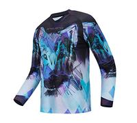 Hotlion Dirt Bike Jersey Mens Cycling Down-Hill MTB Jersey Mountain Bike Motocross Shirt Long Sleeve