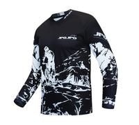 Hotlion Men's Motocross Jersey Dirt Bike Shirt Road Off-raod Cycling Jersey Long Sleeve Racewear