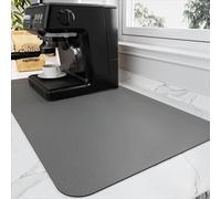 HotLive Coffee Mat - Absorbent Hide Stain Rubber Backed Dish Drying Mat for Kitchen Counter - Bar Mats for Countertops Accessories Fit Under Coffee Maker Espresso Machine
