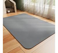 HotLive Pet Feeding Mat - Absorbent Dog Mat for Food and Water, No Stains Cat Bowl Mat, Easy to Clean Pet Placemats, Quick Dry Dog Water Dispenser Mat for Messy Drinkers | Dark Grey 16"x 24"