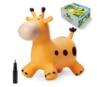 HotMax Bouncy Horse, Inflatable Bouncy Animals Hopper for Toddlers, Ride on Jumping Toys for kids, Girl or Boy Birthday Gift (giraffe)