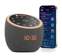 Hotmoon Cocoon Pro 2 Sound Machine 388 Soothing Sounds for Babies & Adults, Smart Night Light, Sleeping Timer, App Control, White Noise Green Noise Maker, Nature Rain Ocean Sound, Plug-in