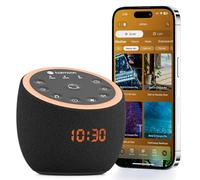 Hotmoon Sound Machine, Cocoon Pro 2 White Noise Machine for Sleeping Adults, 388 Non Looping Sounds & Sleep Timer, Smart App Control Night Light, Nature Sound Pink Green Brown Noise Maker, Plug in