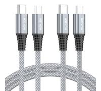 HOTNOW 100cm USB C to Micro USB OTG Cable 2 pack, 1m Braided USB-C to Micro USB 3A Fast Charging Cable & Data Transfer