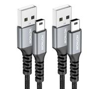 HOTNOW Mini USB Cable 1M 2Pack, 100cm USB 2.0 Type A to Mini B Data Cable